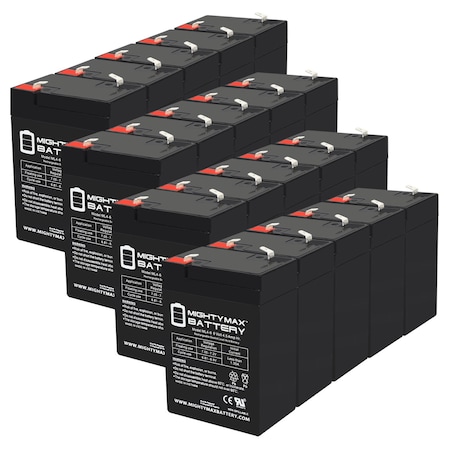 6V 4.5AH SLA Replacement Battery For 24-1002, 6CE4, 6CE5, CA645, IT-YB645 - 20PK